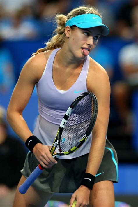 eugenie bouchard hot|6 Striking Photos of Tennis Pro Genie Bouchard in。